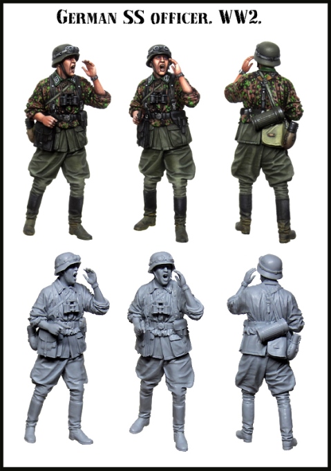 EM35174 Evolution Miniatures Германский офицер войск СС 1/35
