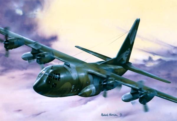 Сборная модель 0015 Italeri Самолет C-130E/H Hercules 