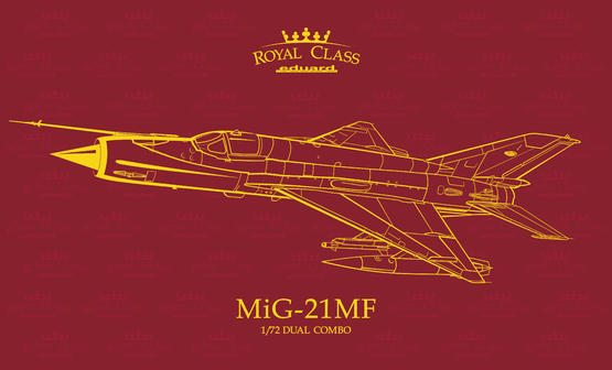 R0017 Eduard Самолеты MiG-21MF (dual combo) Royal Class 1/72