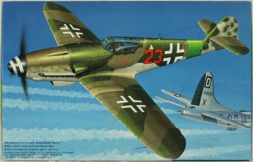 Сборная модель 48001 Fujimi Немецкий истребитель Messerschmitt Bf-109K-4 