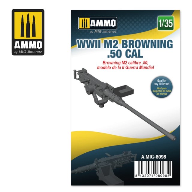 AMIG8098 AMMO MIG Пулемет M2 Browning .50 cal 1/35