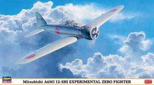 H09840 Hasegawa Японский самолет Mitsubishi A6M1 12-Shi Experimental Zero Масштаб 1/48