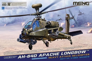 QS-004 Meng Model Вертолет Boeing AH-64D Apache Longbow 1/35
