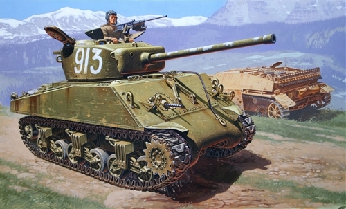 Сборная модель 6483 Italeri Танк M4A2 76мм "Wet" Sherman 