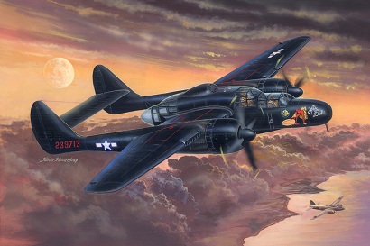 83209К Hobby Boss Самолет P-61B Black Widow (с дополнениями) 1/32