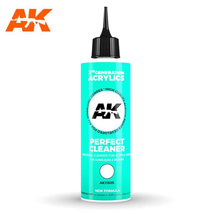 AK11505 AK Interactive Очиститель аэрографа и кистей (3rd generation) 250мл