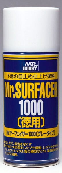 B-505 Gunze Sangyo Краска-грунтовка в баллончике серая Mr.SURFACER 1000 100мл