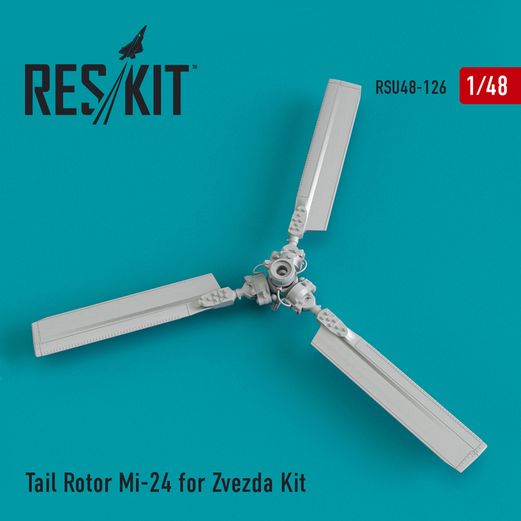 RSU48-0126 RESKIT Tail Rotor Mi-24 (for Zvezda) 1/48