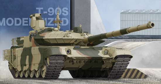Сборная модель 05549 Trumpeter танк Т-90С Модернизированный 