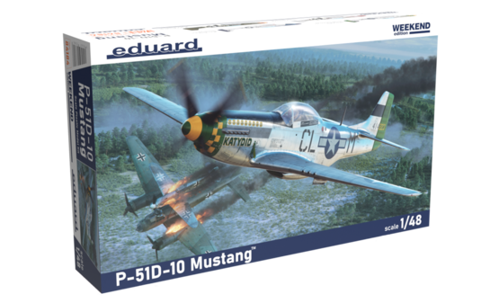 84184 Eduard Самолет P-51D-10 Mustang  (Weekend) 1/48