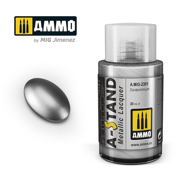 AMIG2301 AMMO MIG Краска A-STAND Дюралюминий (Duraluminium) 30мл