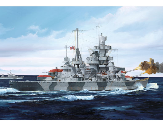 05776 Trumpeter Немецкий крейсер "Адмирал Хиппер" 1941год Масштаб 1/700