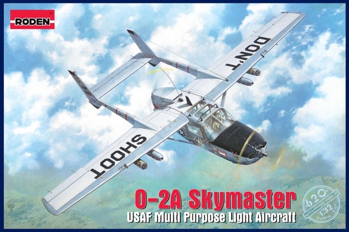 620 Roden Самолет Cessna O-2 Skymaster 1/32