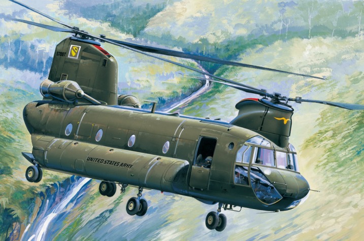 81772 Hobby Boss Вертолет CH-47A CHINOOK 1/48