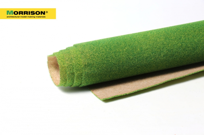 TRL-002 Morrison Рулонная трава для макета. Яркая зелень. 85*60 см