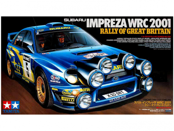 24250 Tamiya Автомобиль Impreza WRC 2001 Great Britain 1/24