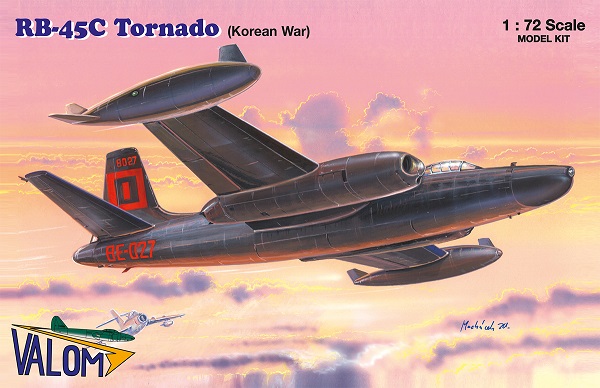 Сборная модель 72125 Valom N.A. RB-45C Tornado (Korean War) 