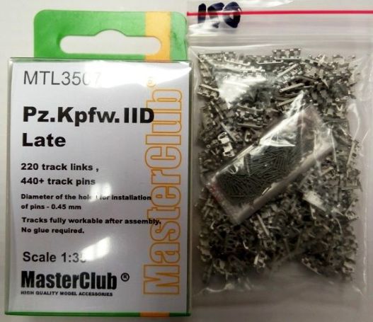MTL35071 MasterClub Металлические траки для Pz. II D Late Масштаб 1/35