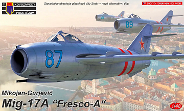 4824 Kovozavody Prostejov Самолёт Mig-17A "Fresco-A" 1/48