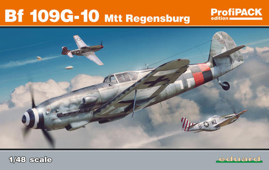 82119 Eduard Немецкий истребитель Bf 109G-10 Mtt Regensburg (ProfiPACK) 1/48