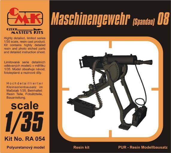 RA054 CMK WWII German Machine Gun Maschinengewehr(Spandau) 1/35