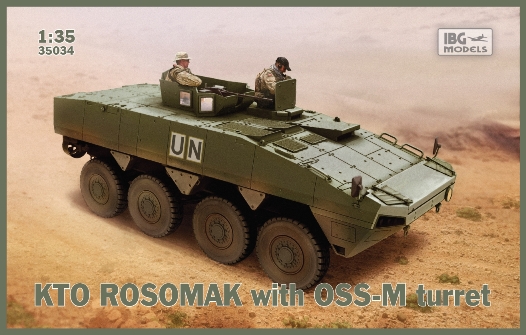 Сборная модель 35034 IBG-models KTO Rosomak - Polish APC with the OSS-M turret  