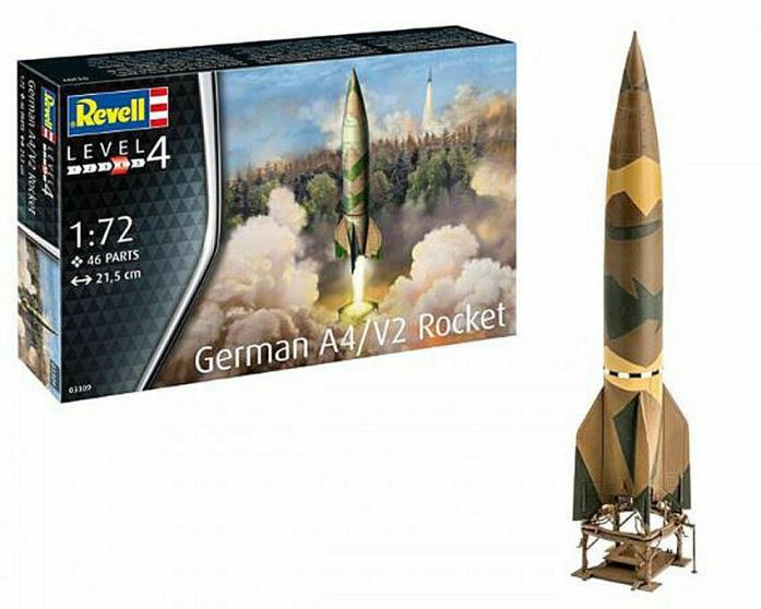 03309 Revell Баллистическая ракета A4/V2 Rocket 1/72