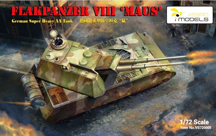VS720005 Vespid Models Flakpanzer VIII Maus 1/72