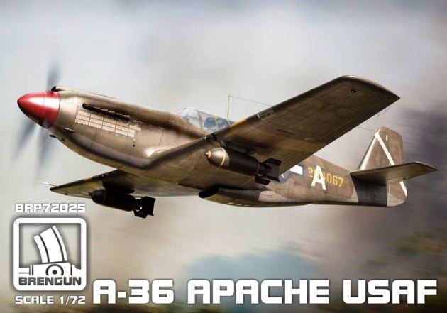 BRP72025 Brengun A-36 Apache USAF Масштаб 1/72