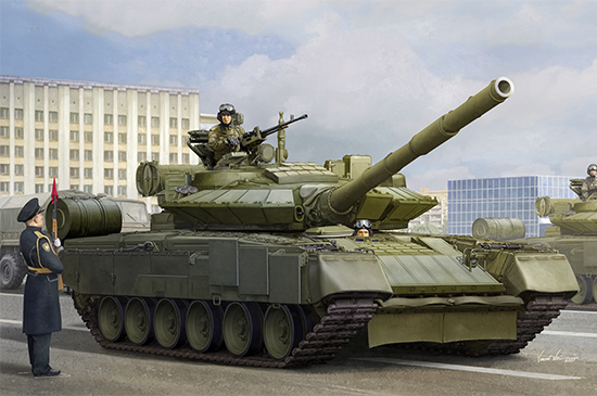 09588 Trumpeter Российский танк Т-80БВМ 1/35