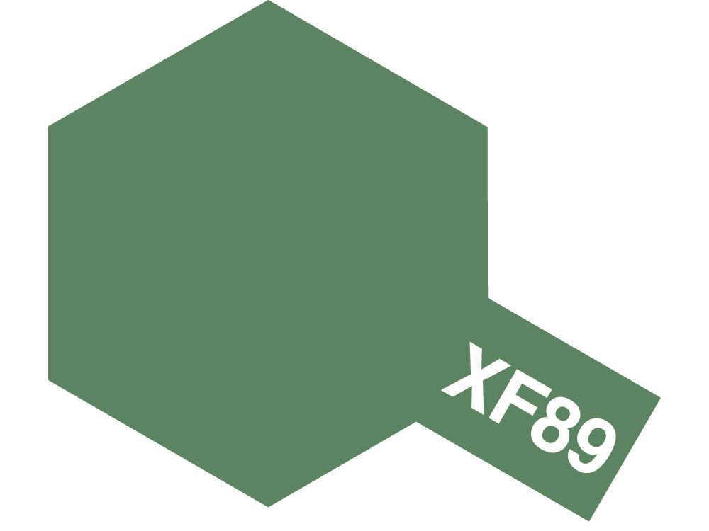 81789 Tamiya Краска акриловая матовая XF-89 Dark Green 2 (Темно-зеленая) 10мл