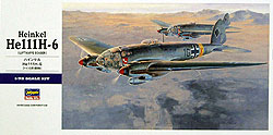Сборная модель 00551 Hasegawa Немецкий бомбардировщик HEINKEL HE 111 H-6 
