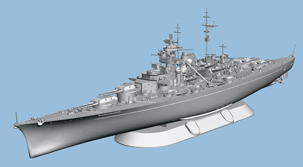 05098 Revell Германский линейный корабль "Bismarck" Масштаб 1/700