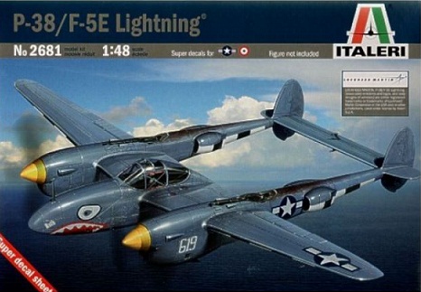 2681 Italeri Самолет F-5E Lightning 1/48
