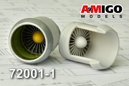 AMG72001-1 Amigo Models ВВА-14 (Ту-134) Входной канал двигателя Д-30 1/72