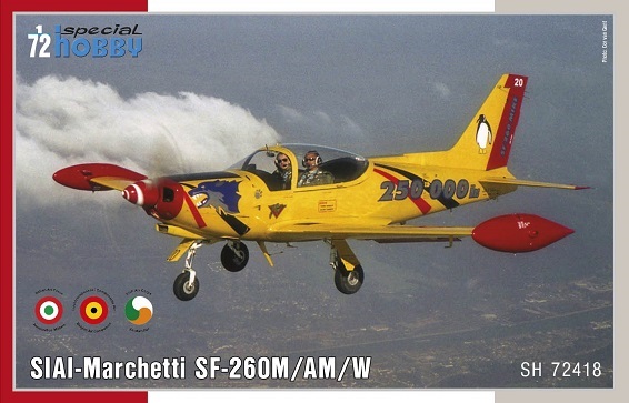 72418 Special Hobby Самолет SIAI-Marchetti SF-260M/AM/W 1/72