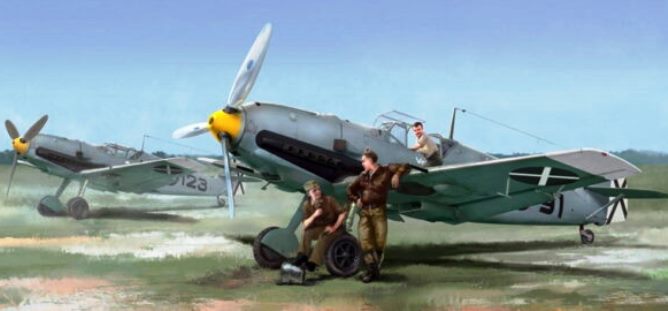 D5-09 Wingsy Kits Самолеты Messerschmitt Bf 109 E-1 & E-3 "Legion Condor" (2 шт.) 1/48