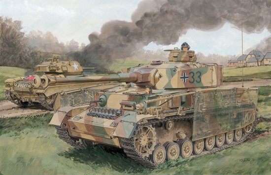 Сборная модель 6575 Dragon Танк Pz Kpfw IV Ausf J (последняя версия) 