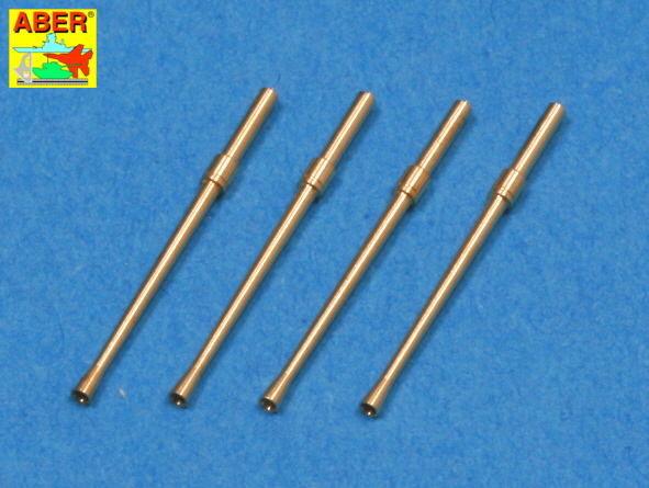 A48014 Aber Set of 4 barrels for Japanese 20 mm Type 99 aircraft machine cannons 1/48