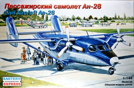Сборная модель 14436 Восточный Экспресс Самолет Ан-28 (Регион Авиа) 