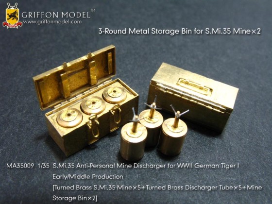 MA35009  Griffon Model S.Mi.35 Anti-Personal Mine Discharger for WWII German Tiger I Early/Middle Pr