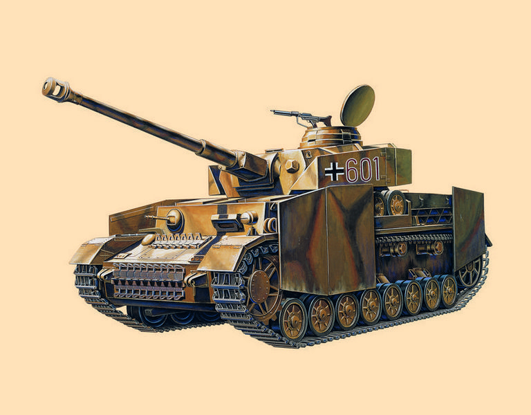 Сборная модель 303503 Моделист Танк Pz-IV Ausf/H 