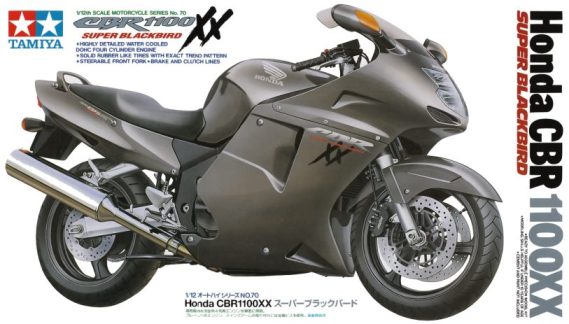 14070 Tamiya Мотоцикл Honda CBR 1100XX S. Blackbird 1/12