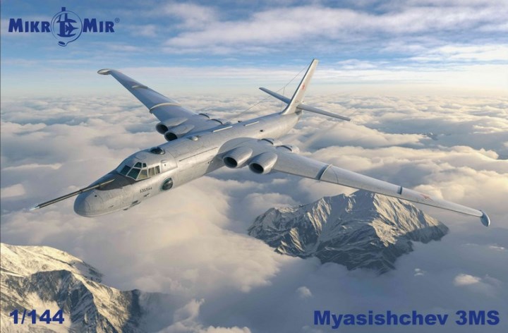144032 MikroMir Самолет Myasishchev 3MC 1/144