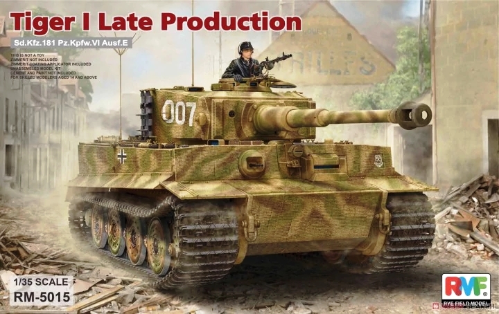 5015 Rye Field Model Танк Tiger I Late Production 1/35