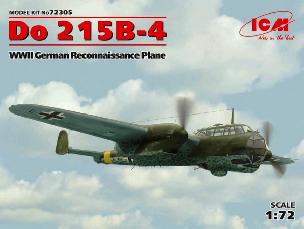 Сборная модель 72305 ICM Германский самолет-разведчик Do 215B-4 
