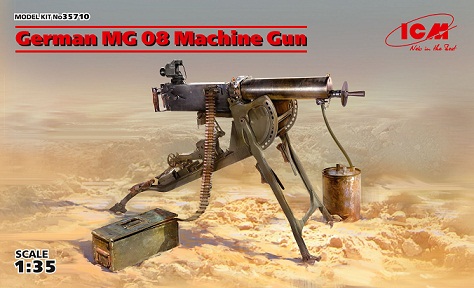 35710 ICM Германский пулемет MG 08 Масштаб 1/35