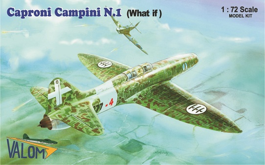 72086 Valom Самолет Caproni Campini N.1 (What if) Масштаб 1/72