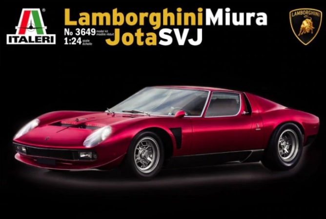 3649 Italeri Автомобиль Lamborghini Miura Jota SVJ 1/24