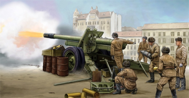 02323 Trumpeter Советская пушка МЛ-20 152-мм Мод. 1937 1/35